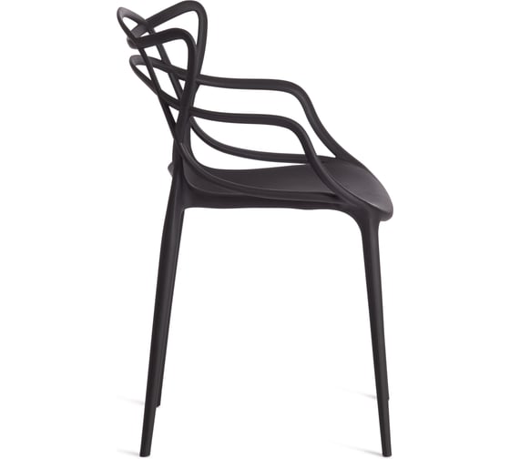 Комплект стульев Tetchair 2 шт. Cat Chair (mod. 028) пластик, 53x59x82,5 см, черный 24290