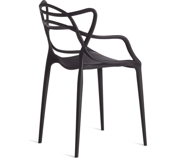 Комплект стульев Tetchair 2 шт. Cat Chair (mod. 028) пластик, 53x59x82,5 см, черный 24290