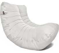 Кресло-мешок Relax line Кокон в рогожке Bahama-White XL К-530