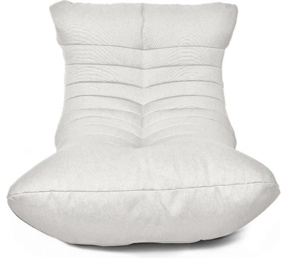 Кресло-мешок Relax line Кокон в рогожке Bahama-White XL К-530