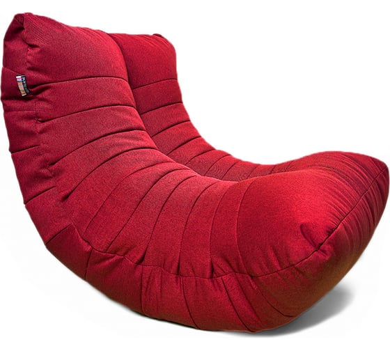 Кресло-мешок Relax line Кокон в рогожке Bahama-Red XL К-526 1