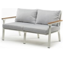 Алюминиевый диван КОНКОРД 2-х местный белый Joygarden 75233
