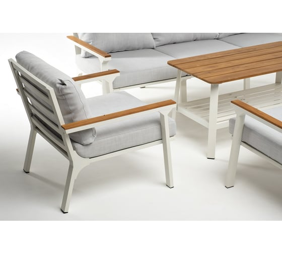 Кресло из алюминия Joygarden CONCORDE белое 75231