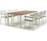 Алюминиевый обеденный стол КОНКОРД 210 см белый Joygarden 75225 7