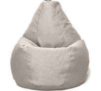 Кресло-мешок Relax line Груша в рогожке Bahama Ash XL К-142