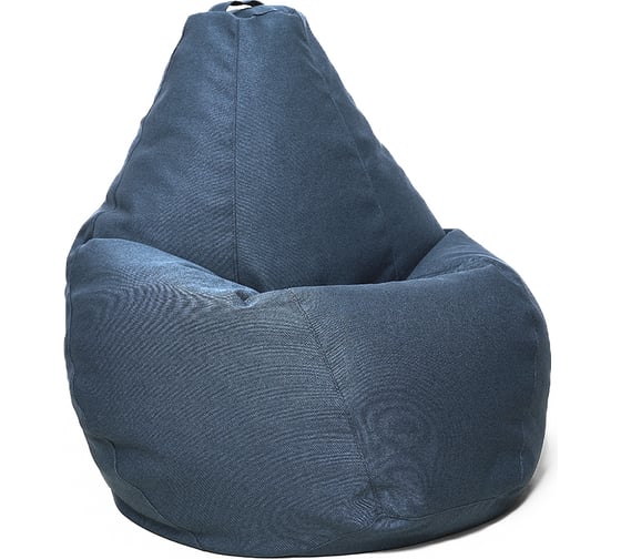 Кресло-мешок Relax line Груша в рогожке Bahama Denim S К-180