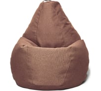 Кресло-мешок Relax line Груша в рогожке Bahama Chocolate S К-178