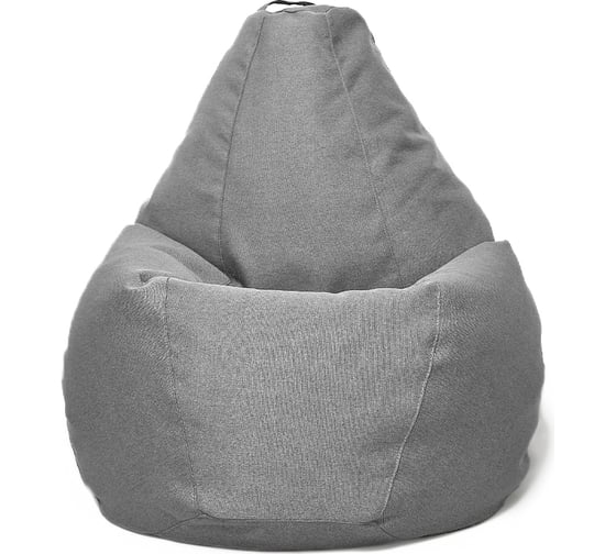 Кресло-мешок Relax line Груша в рогожке Bahama Gray S К-183