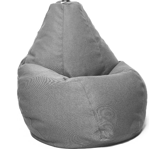 Кресло-мешок Relax line Груша в рогожке Bahama Gray S К-183