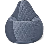 Кресло-мешок Relax line Груша Maserrati 21 XL+декоративная отделка К-120