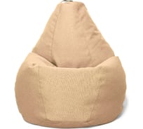 Кресло-мешок Relax line Груша в рогожке Bahama Ginger XL К-147