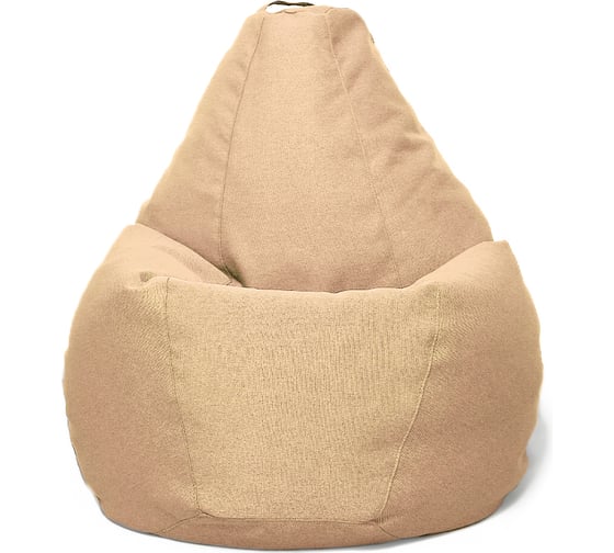 Кресло-мешок Relax line Груша в рогожке Bahama Ginger XL К-147