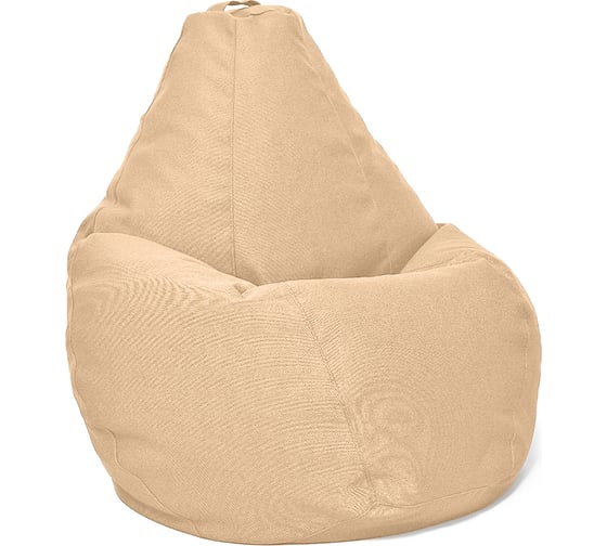 Кресло-мешок Relax line Груша в рогожке Bahama Ginger XL К-147