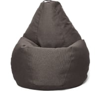Кресло-мешок Relax line Груша в рогожке Bahama Dark Brown S К-179