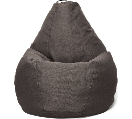 Кресло-мешок Relax line Груша в рогожке Bahama Dark Brown XL К-145 1