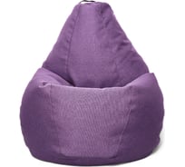Кресло-мешок Relax line Груша в рогожке Bahama Violet L К-173