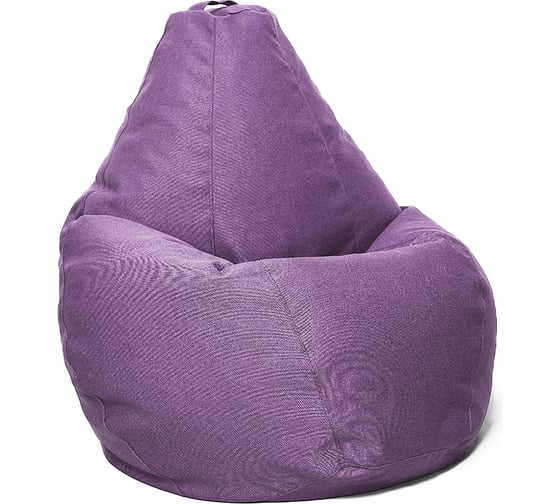 Кресло-мешок Relax line Груша в рогожке Bahama Violet L К-173