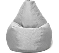 Кресло-мешок Relax line Груша в рогожке Bahama Steel L К-172