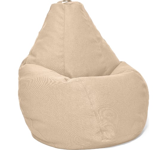 Кресло-мешок Relax line Груша в рогожке Bahama Beige XL К-143