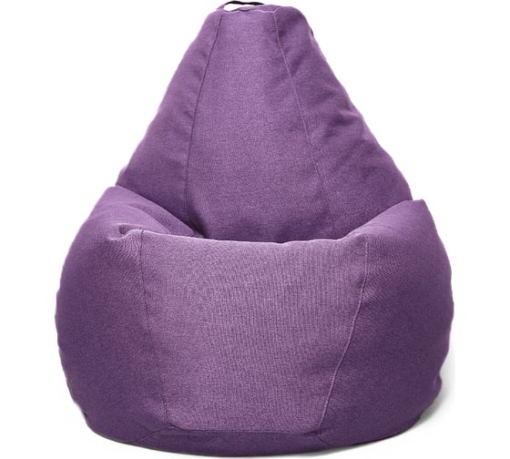 Кресло-мешок Relax line Груша в рогожке Bahama Violet XL К-156