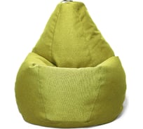 Кресло-мешок Relax line Груша в рогожке Bahama Green S К-184