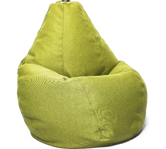 Кресло-мешок Relax line Груша в рогожке Bahama Green S К-184