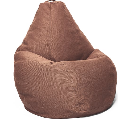 Кресло-мешок Relax line Груша в рогожке Bahama Chocolate XL К-144
