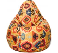 Кресло-мешок Relax line Груша велюр принт Mexico 01 L К-240