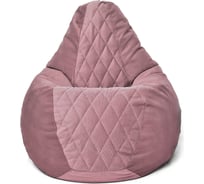 Кресло-мешок Relax line Груша Maserrati 15 XL+декоративная отделка К-114