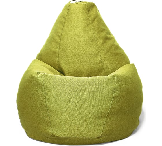 Кресло-мешок Relax line Груша в рогожке Bahama Green L К-167 1