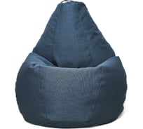 Кресло-мешок Relax line Груша в рогожке Bahama Denim L К-163