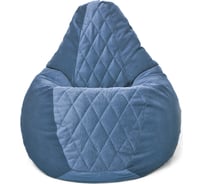 Кресло-мешок Relax line Груша Maserrati 17 XL+декоративная отделка К-116