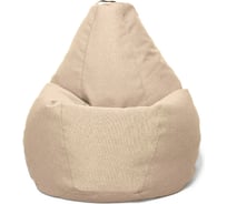 Кресло-мешок Relax line Груша в рогожке Bahama Beige S К-177