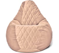 Кресло-мешок Relax line Груша Maserrati 06 S+декоративная отделка К-126