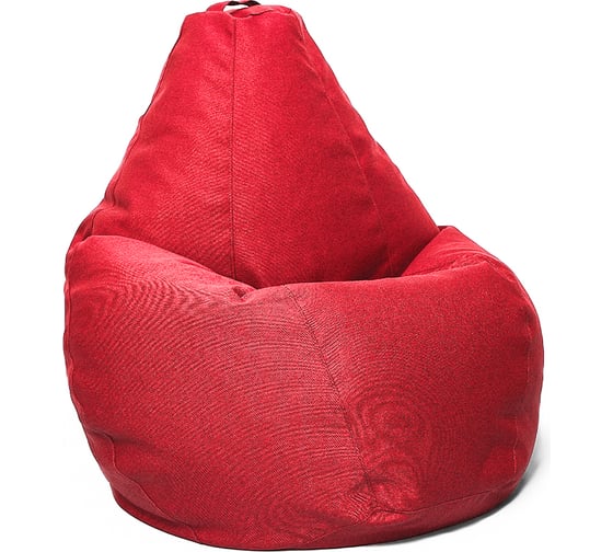 Кресло-мешок Relax line Груша в рогожке Bahama Red XL К-154
