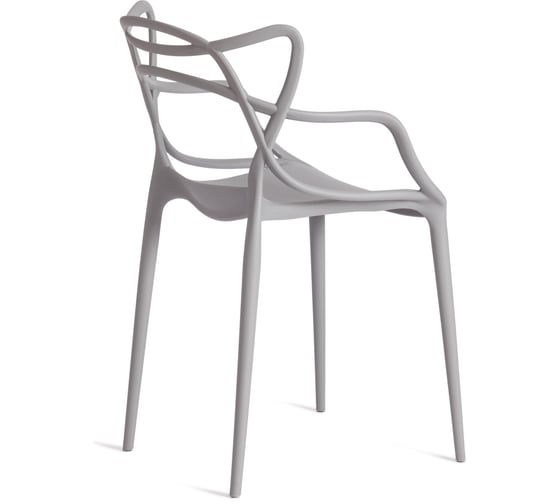 Комплект стульев TetChair Cat Chair (mod. 028) пластик, 53x59x82,5 см, темно-серый, 2 шт. 24291