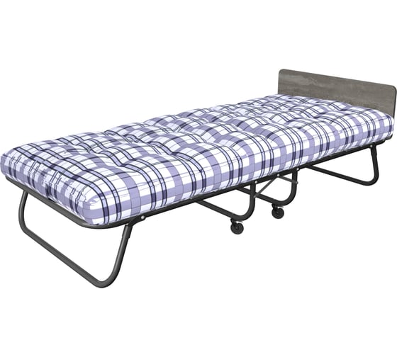 Раскладушка взрослая для сна с матрасом Формула мебели сад на металлических колёсах КР0044 1