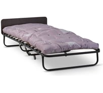 Раскладушка Формула мебели сад с матрасом, взрослая, 120 кг, для сна, на ламелях КР0050