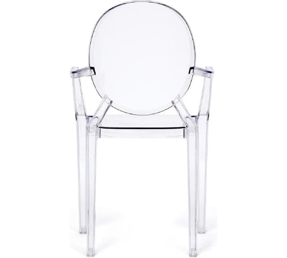 Комплект кресел Tetchair MEDALION (mod. 922) 4 шт. пластик, 56,5*53,2*92,5см, прозрачный 21814