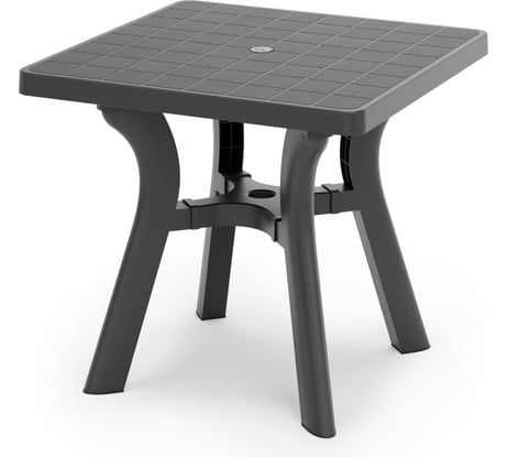 Стол квадратный ЗПИ "Альтернатива" "Атлант" 800 мм (графит) М8860