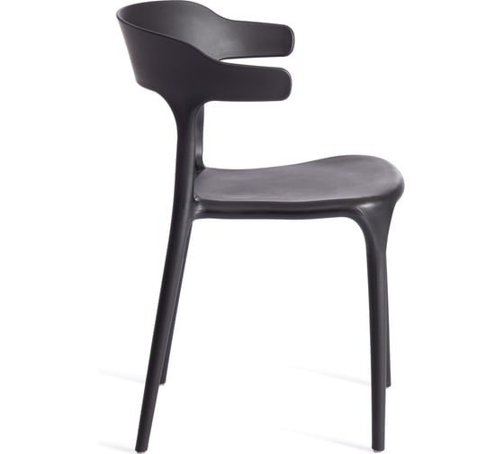Комплект стульев 4 шт. Tetchair TON (mod. PC33) пластик, 48x48x74 см, черный 24282