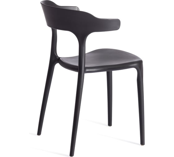 Комплект стульев 4 шт. Tetchair TON (mod. PC33) пластик, 48x48x74 см, черный 24282