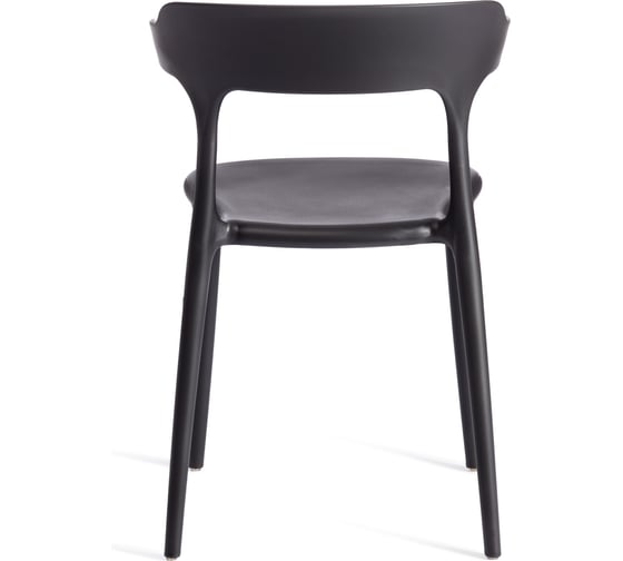 Комплект стульев 4 шт. Tetchair TON (mod. PC33) пластик, 48x48x74 см, черный 24282