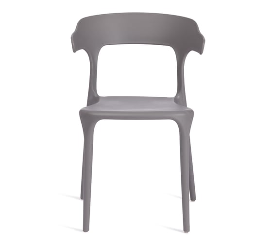Стул Tetchair TON (mod. PC33) пластик, 48x48x74 см, темно-серый 24693