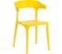 Комплект стульев 4 шт. Tetchair TON (mod. PC33) пластик, 48x48x74 см, желтый 24286 2