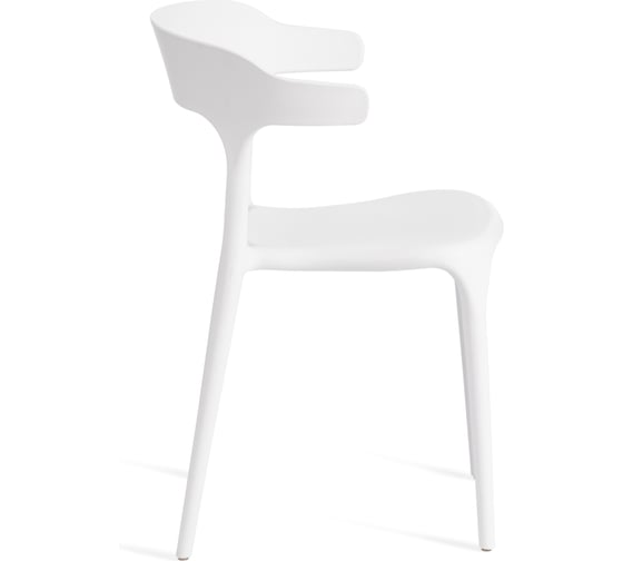 Комплект стульев 4 шт. Tetchair TON (mod. PC33) пластик, 48x48x74 см, белый 24285