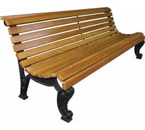 Скамейка 7 скамеек Керчь, 2.0 м, сосна, дуб 76069/КРЧЬ/2,0/9005/C_ДУБ