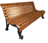 Скамейка 7 скамеек Краснодар, 2.0 м, лиственница, тик 76070/КРДР/2,0/9005/Л_ТИК