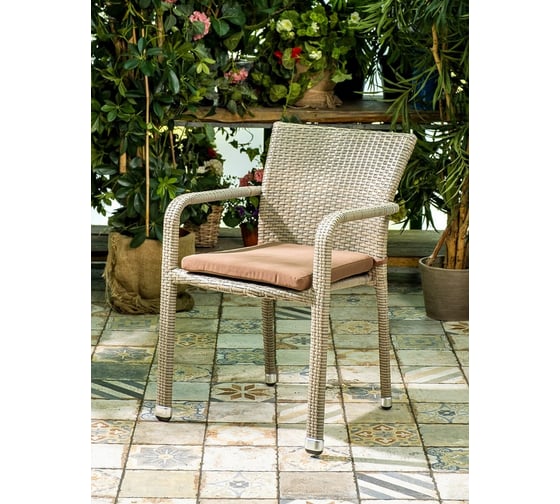 Комплект плетеных стульев Joygarden ROME 4 шт., цвет светло-коричневый 29510/29510/29510/29510