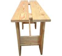 Лавка деревянная из лиственницы стандартная ООО Сибирский лес 4656760335119